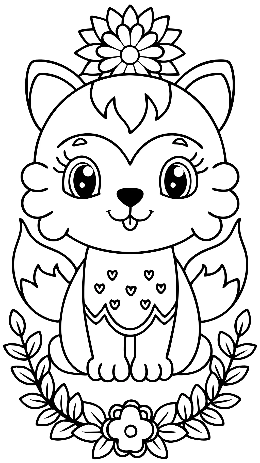 cute coloring pages for adults easy